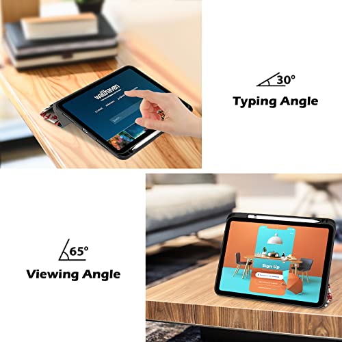 iPad (A16) 11th 2025/10th 2022 Slim Folio Protective Case with Pencil Holder