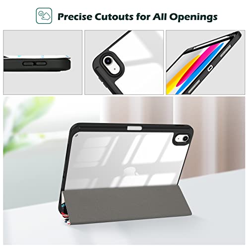 iPad (A16) 11th 2025/10th 2022 Slim Folio Protective Case with Pencil Holder