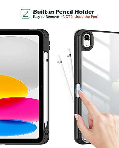 iPad (A16) 11th 2025/10th 2022 Slim Folio Protective Case with Pencil Holder