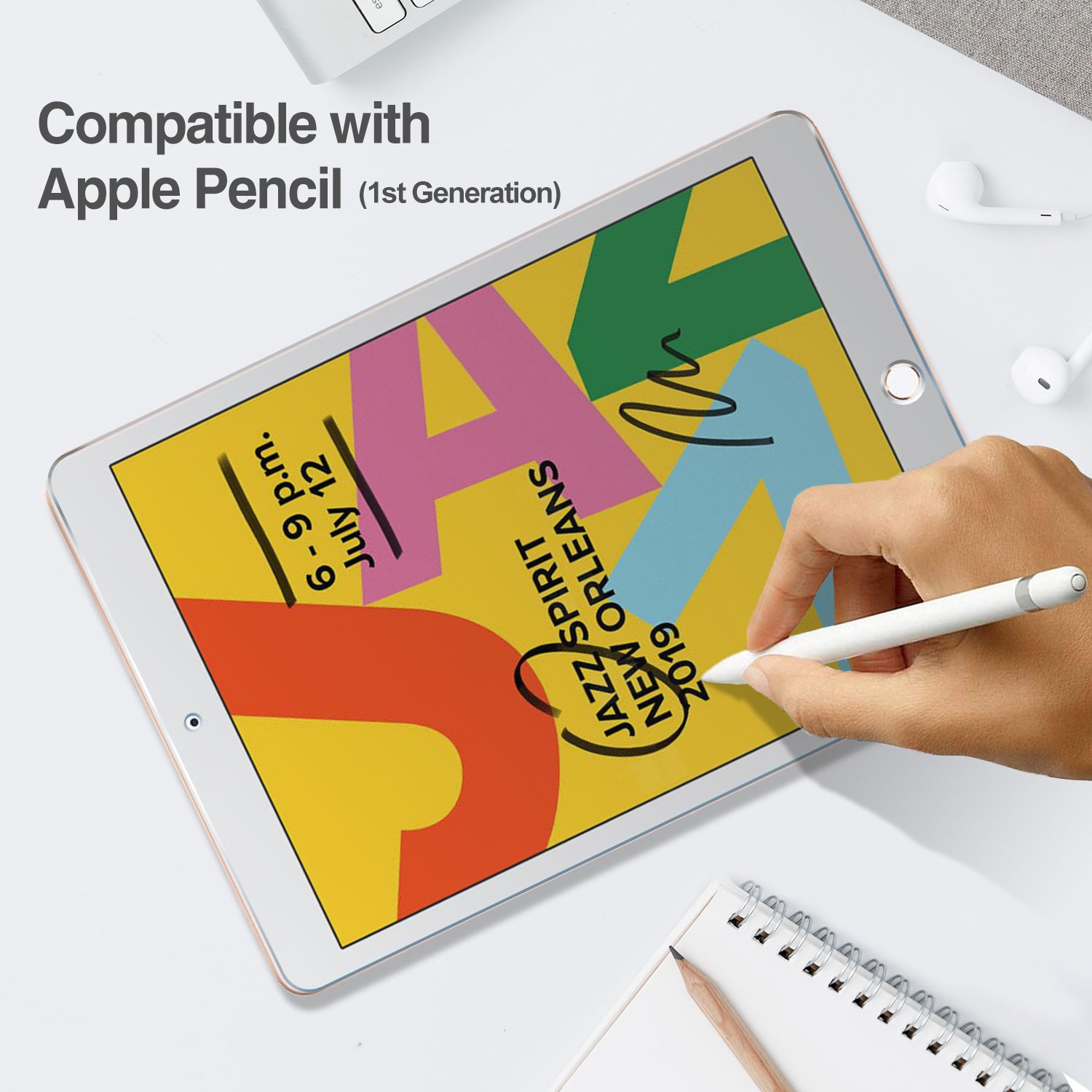 iPad 10.2" 7th / 8th / 9th Gen Privacy Tempered Glass Screen Protector