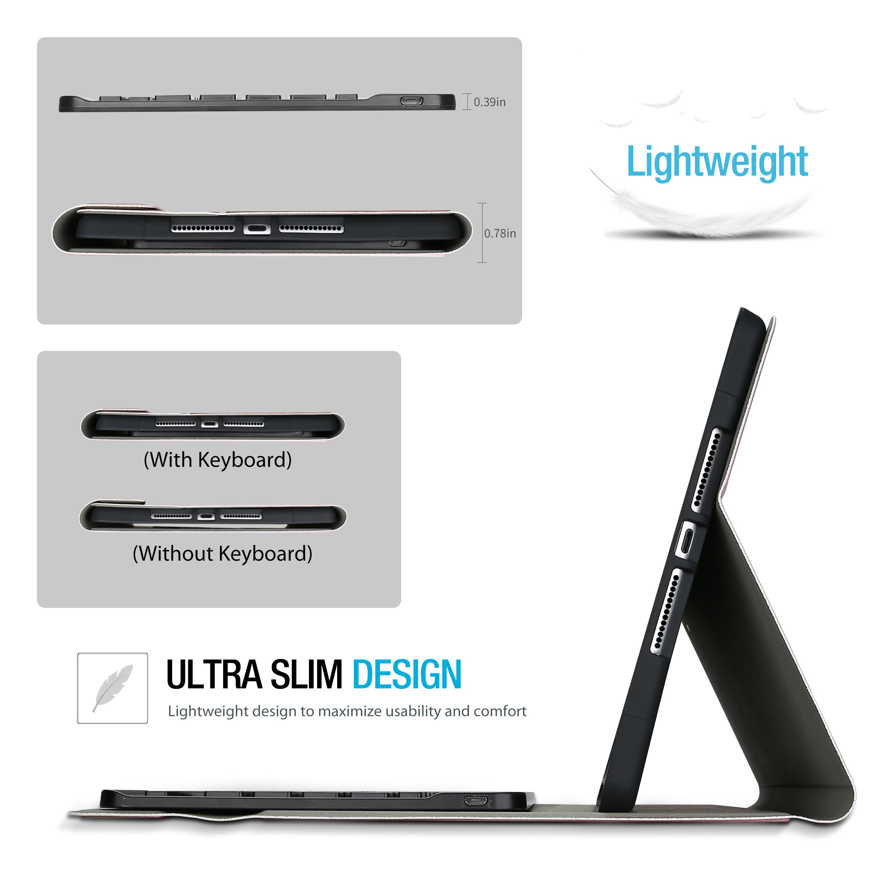 iPad 7th Gen/ 8th Gen/ 9th Gen Keyboard Case