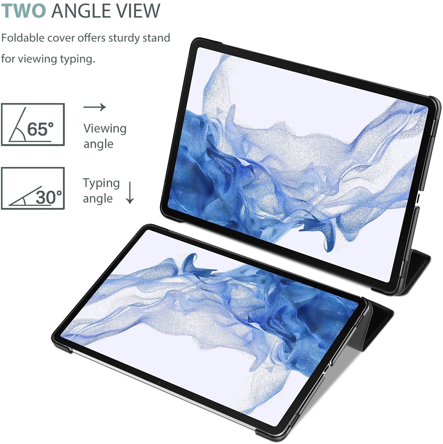 Galaxy Tab A8 10.5 2022 X200 Black Case