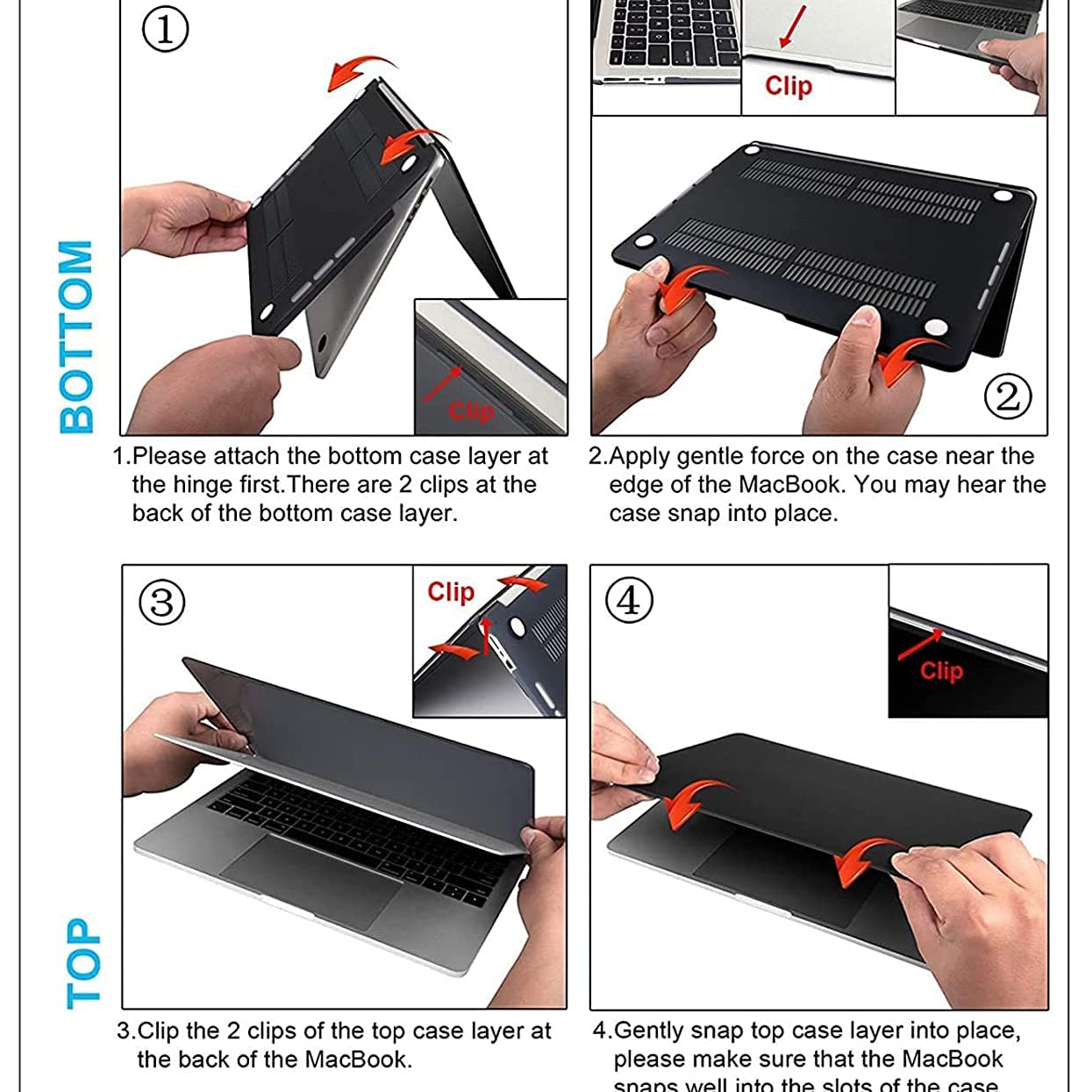 MacBook Pro 14" 2021-2023 Hard Shell Case with Keyboard Skin
