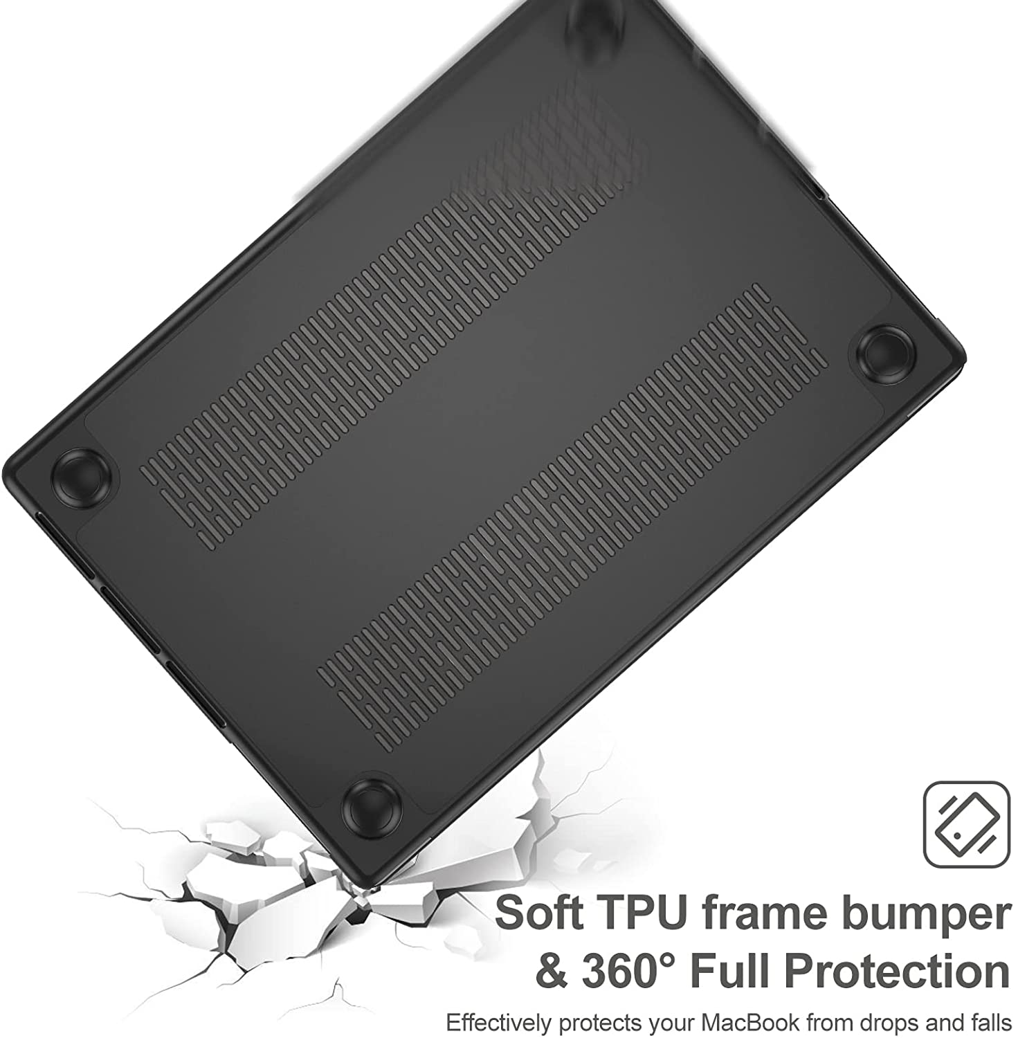 MacBook Pro 16" 2021 2022 2023 Matte Frosted Hard Shell Case Details