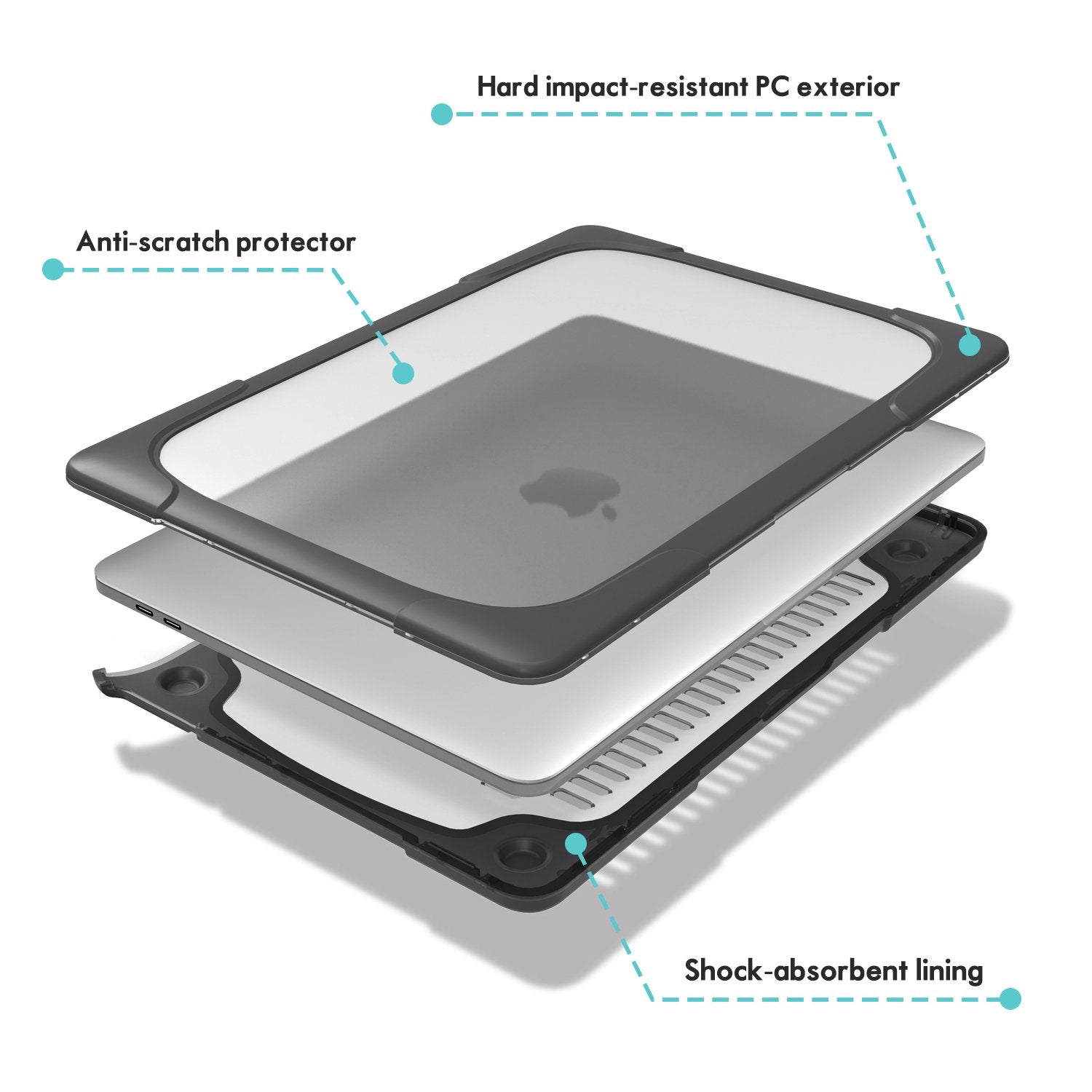 macbook pro 2020 shockproof case