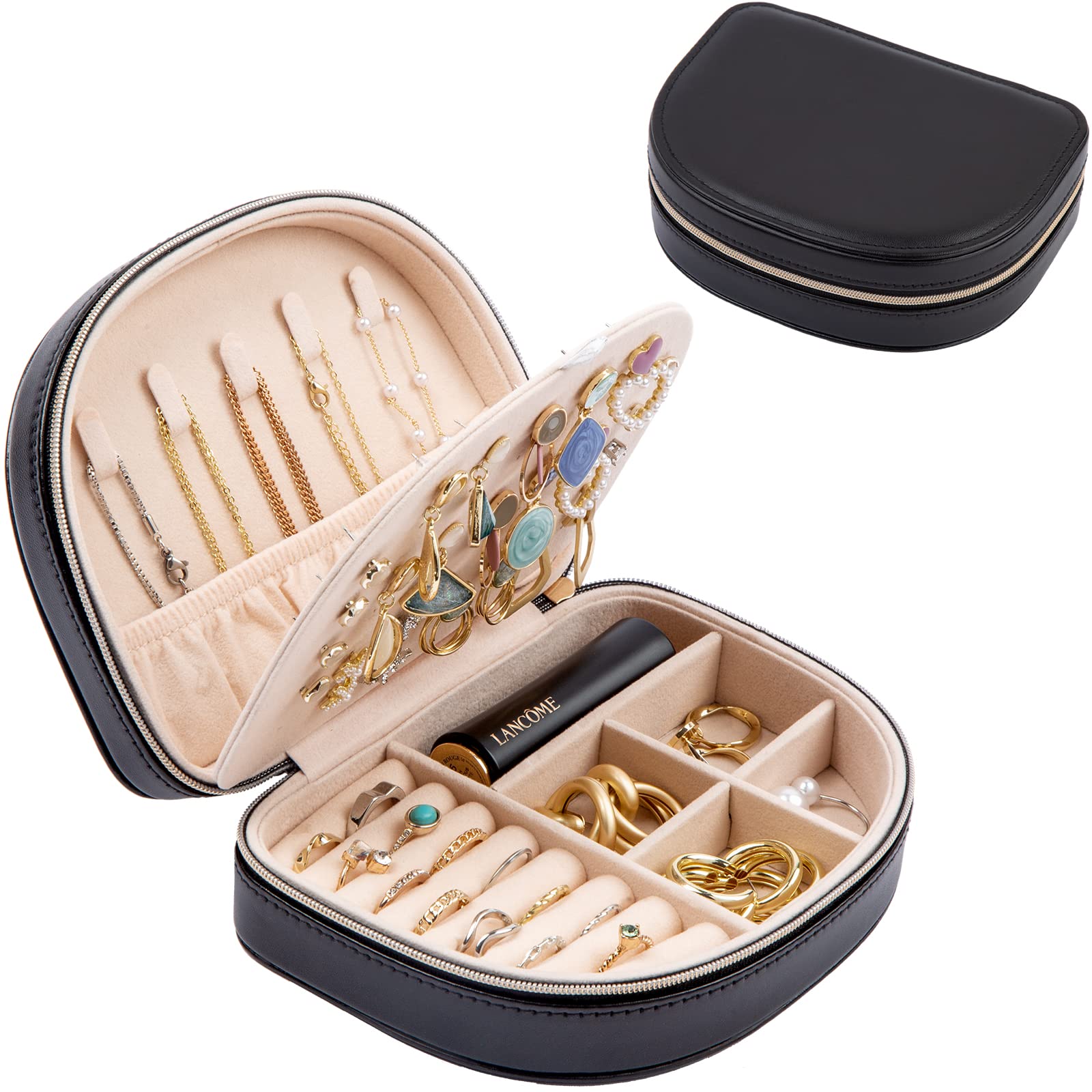  ProCase Plush Velvet Jewelry Boxes, Compact Travel