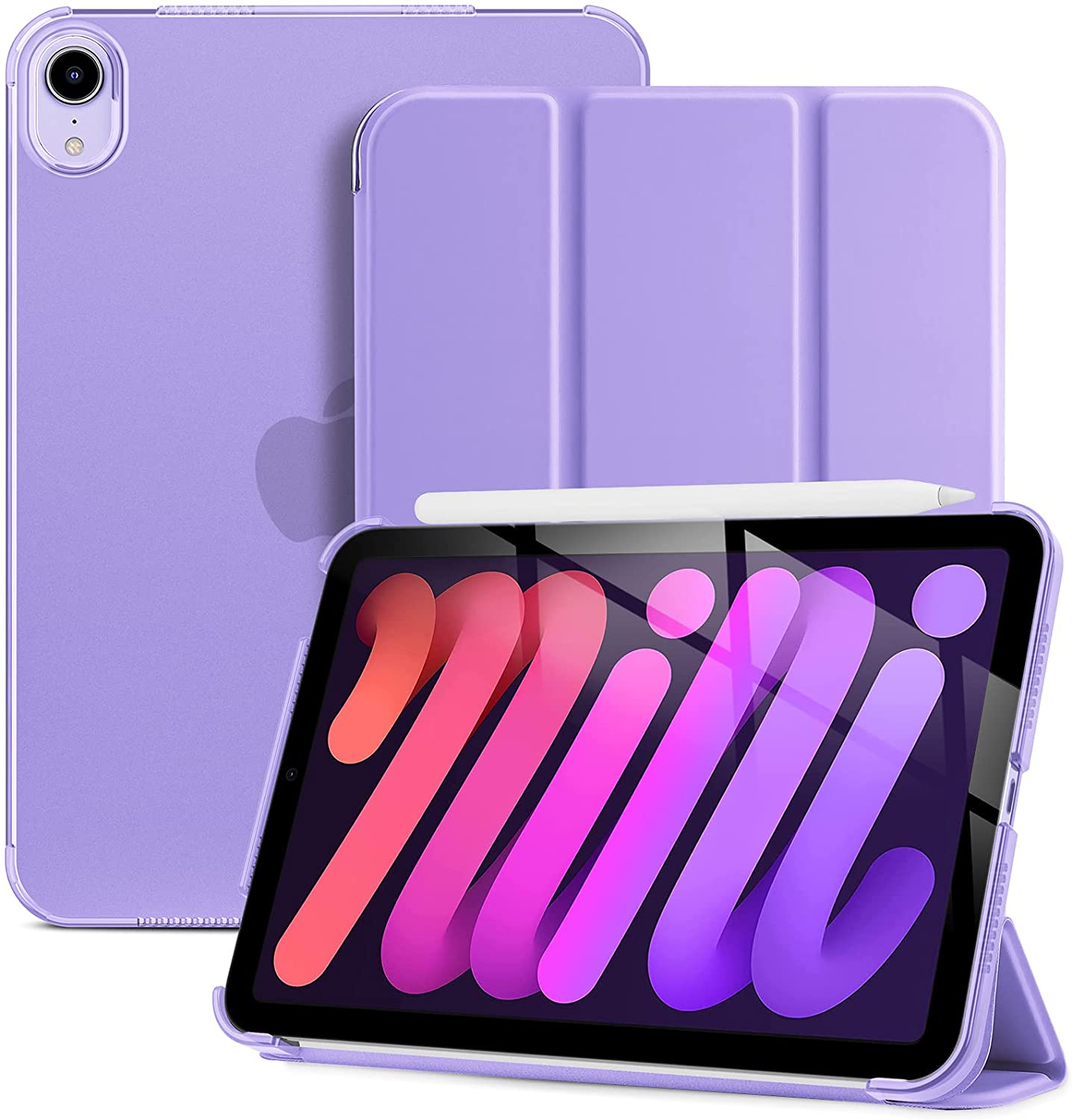 iPad Mini 6th Gen 8.3" 2021 Hard Back Cover purple Case