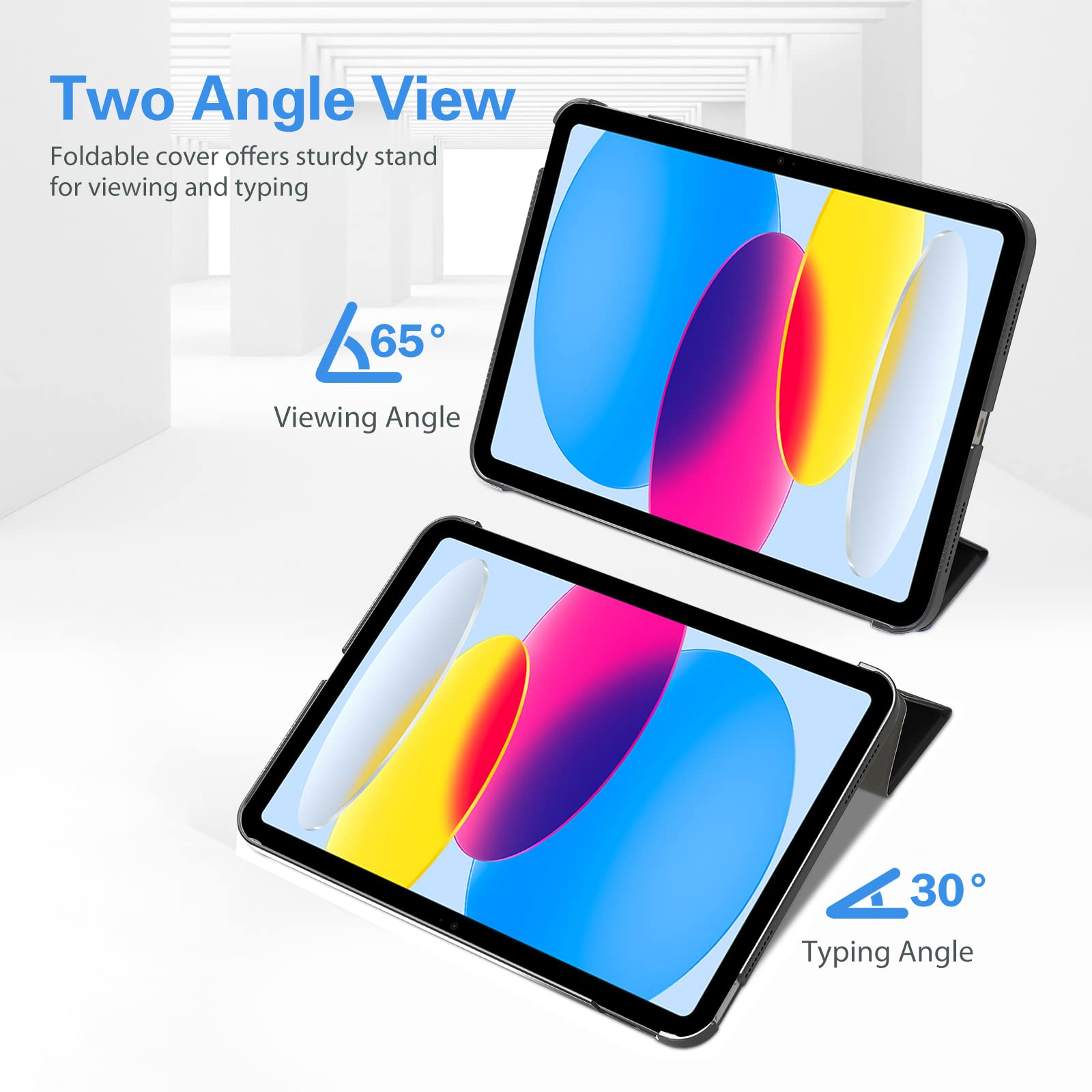 iPad (A16) 11th 2025/10th 2022 Slim Stand Protective Case