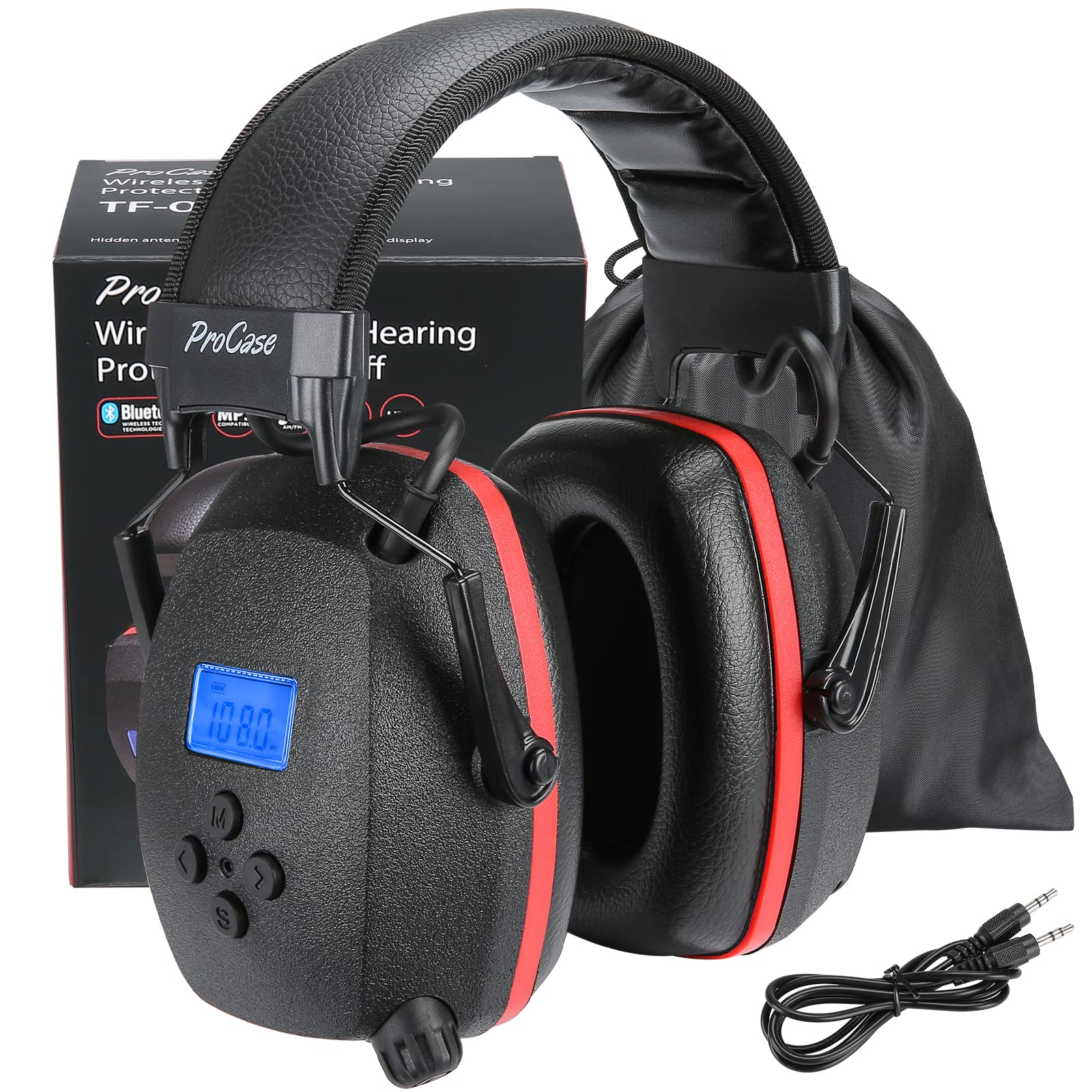 AM FM Radio Headphones  NRR 26dB Hearing Protection Earmuff ProCa –  Procase