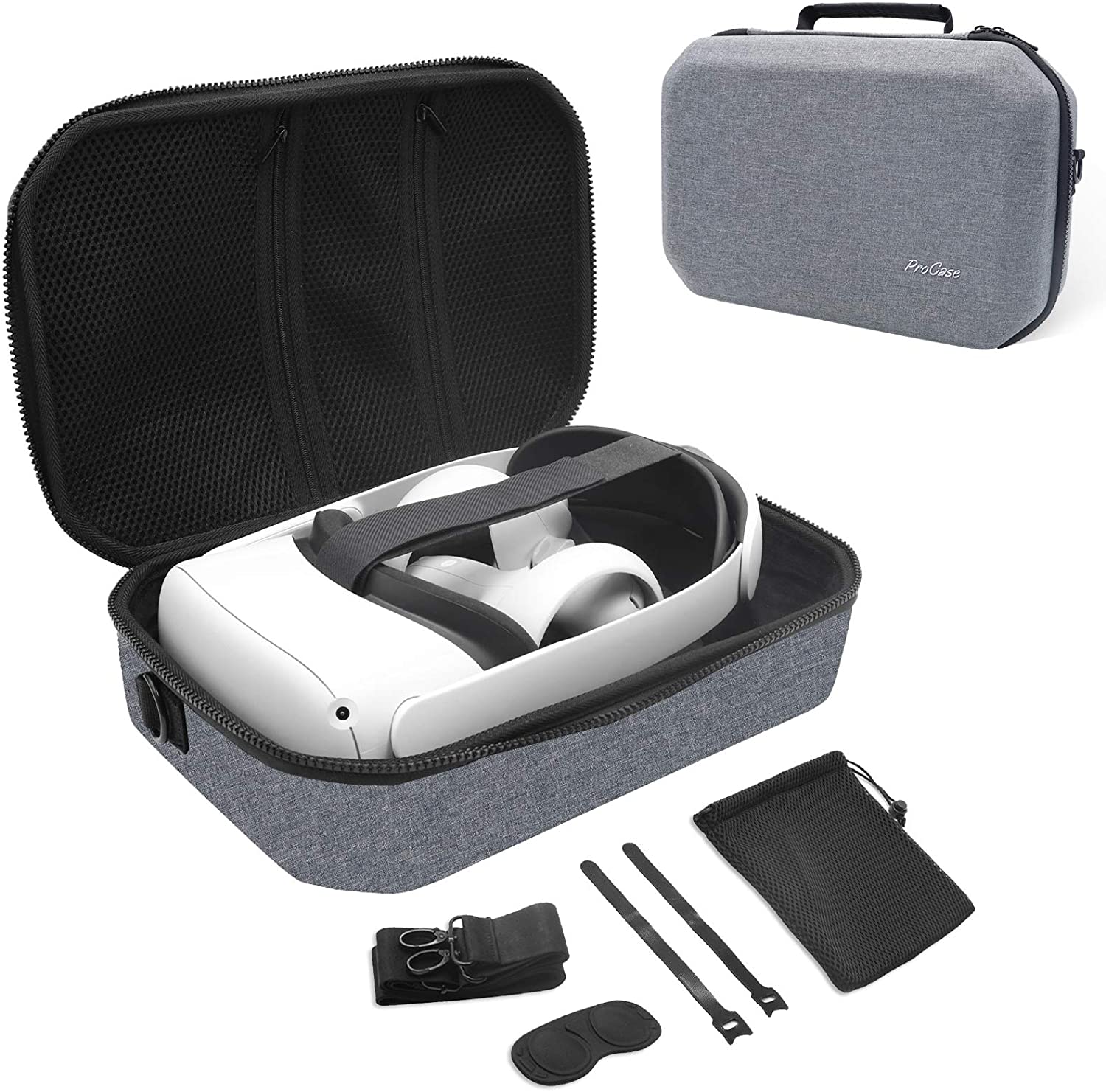 oculus quest 2 case grey