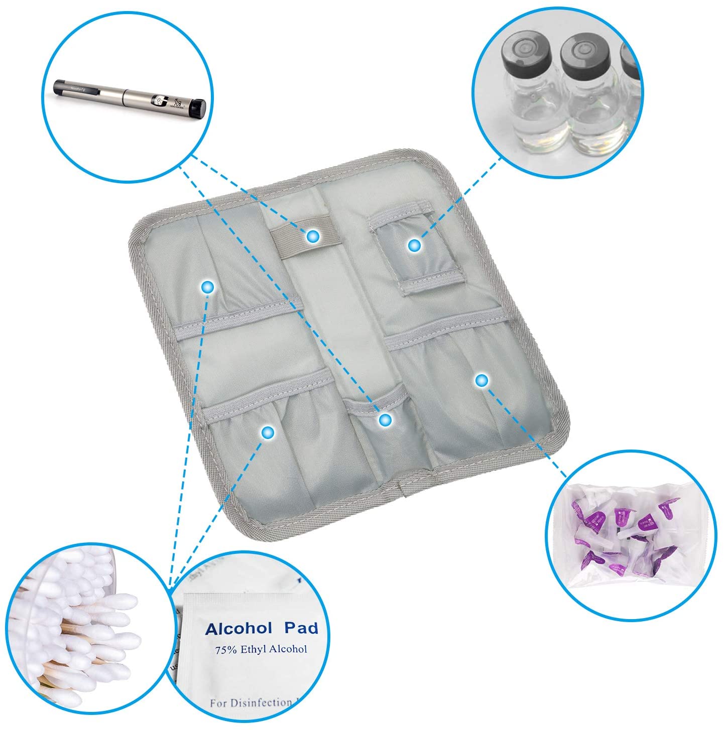 insulin cooling travel case