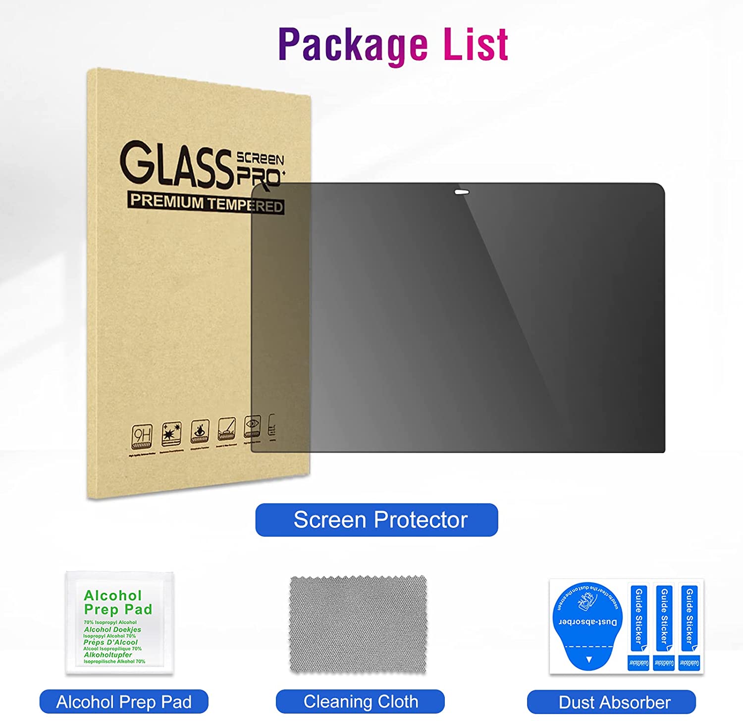 MacBook Air 13" 2018-2020 / 2016-2022 Privacy Tempered Glass Screen Protector