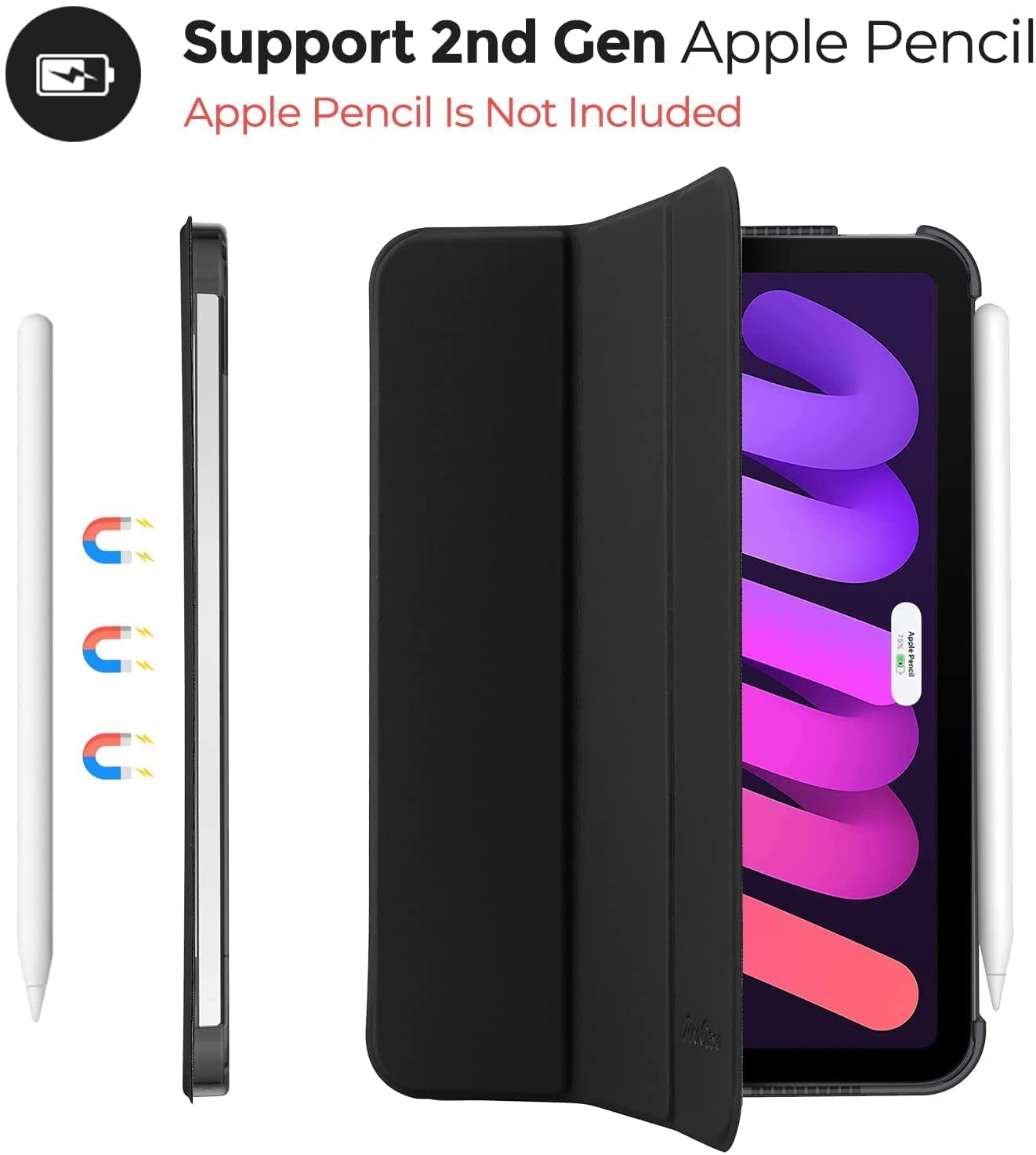 iPad Mini 6th Gen 8.3" 2021 Hard Back Cover Case