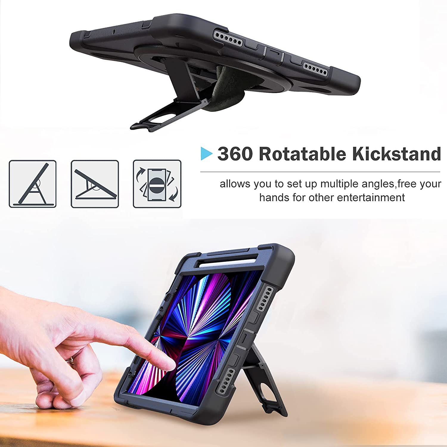 iPad Pro 11" 1st / 2nd / 3rd / 4th Gen Heavy Duty Case