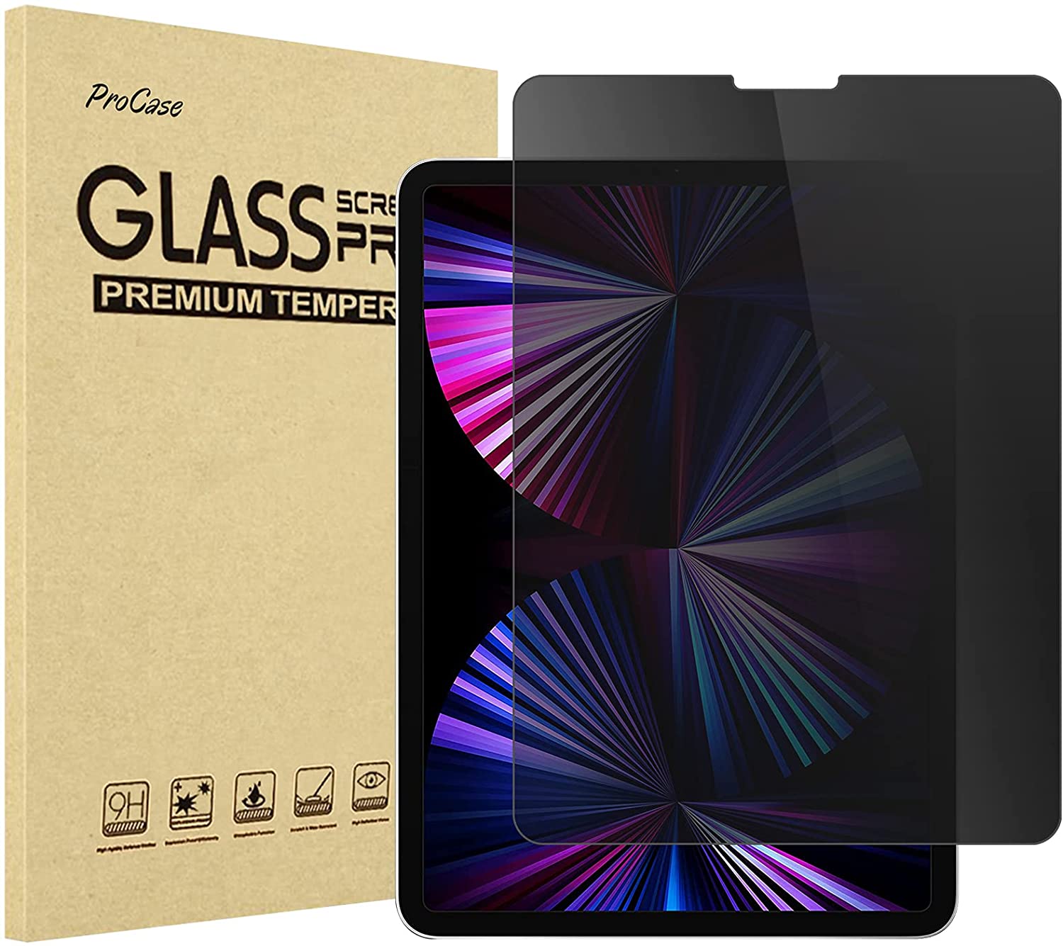 ipad pro 4th gen privacy screen protector
