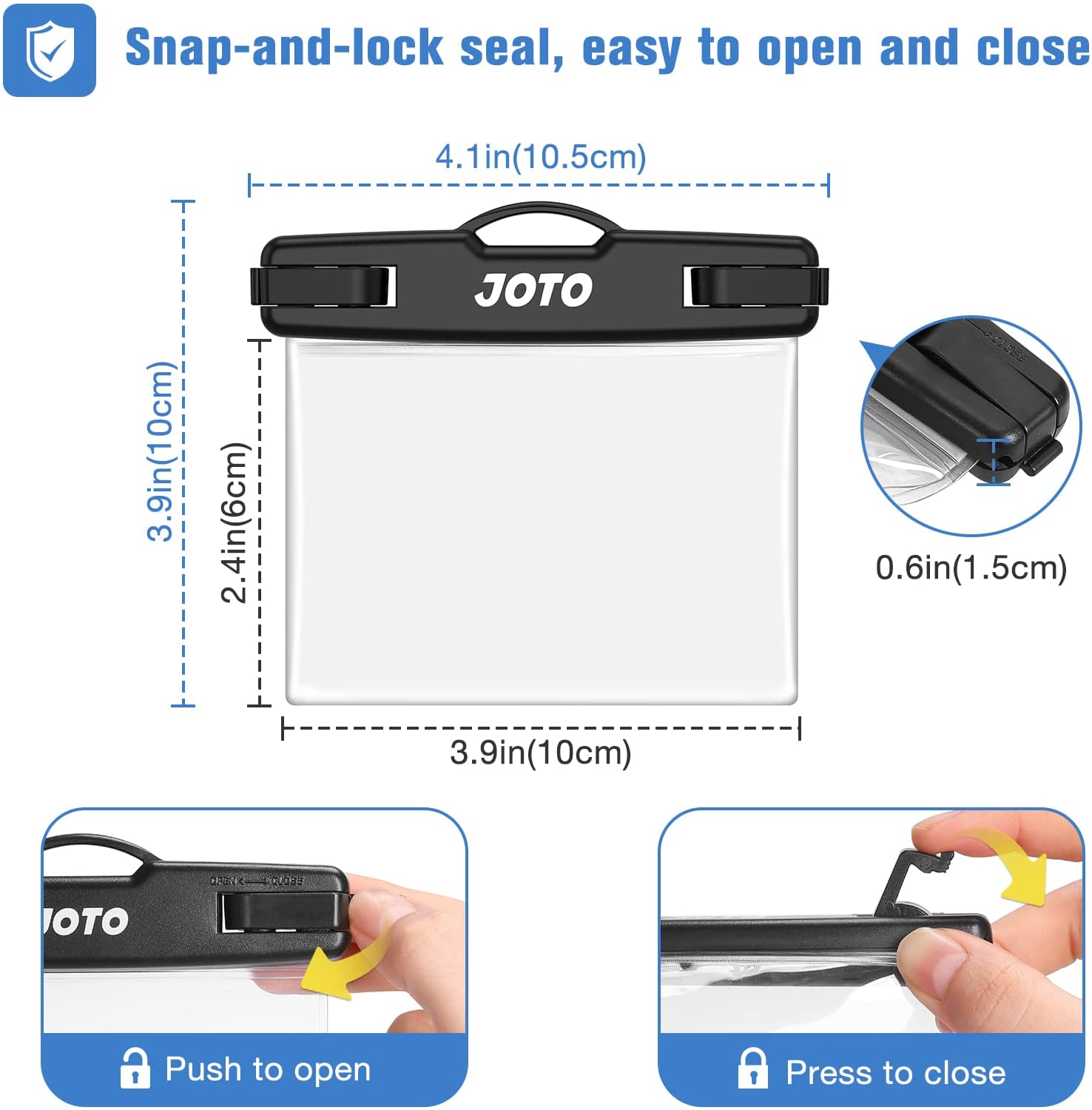 Waterproof Car Key FOB Clear Case Details