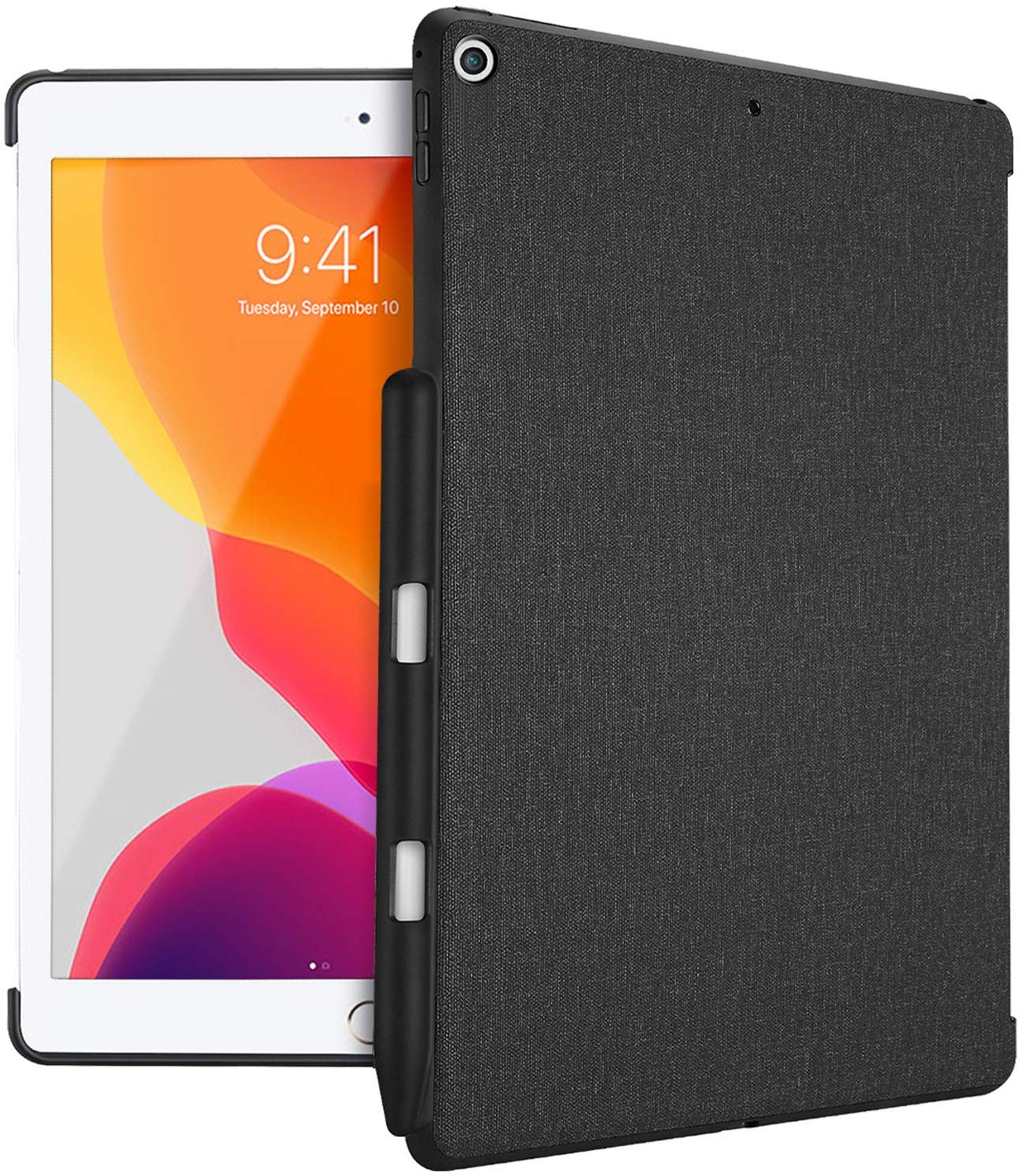 Leather Armor TPU Slim Intelligent Protective Case For Apple iPad 10.2 Inch  [9th Gen 2021], [8th