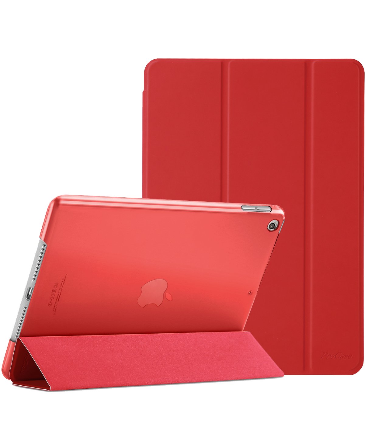 iPad 10.2 7th8th 2019 2020 Generation Slim Case ProCase red