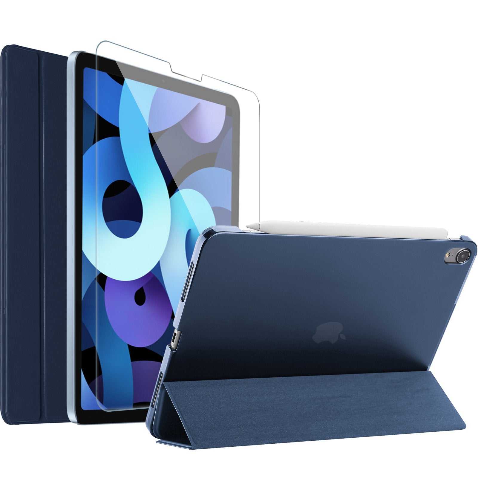 ProCase iPad Air 5/Air 4 Case Bundle with 4-Way Privacy Screen Protector  for 10.9” iPad Air 5 2022/iPad Air 4 2020/iPad Pro 11” 3rd Gen 2021/2nd Gen