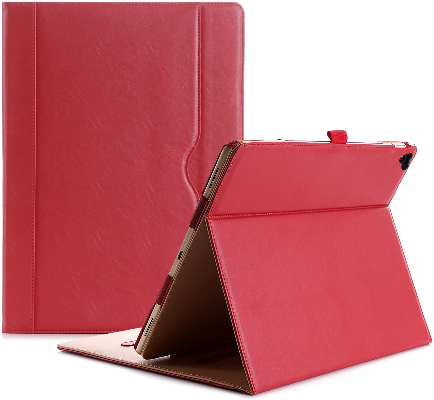 iPad Pro 12.9 1st 2015/2nd Generation 2017 Leather Case | ProCase red