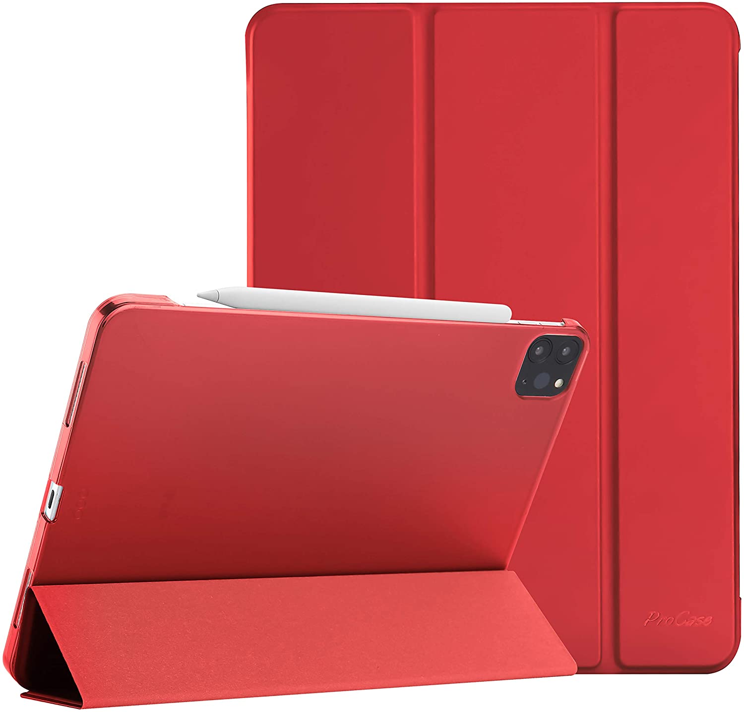 iPad Pro 12.9 4th 2020/3rd Generation 2018 Slim Case | ProCase red