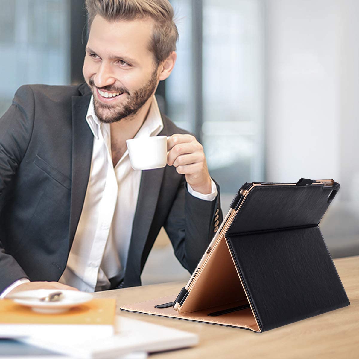 iPad Pro 9.7 2016 Leather Folio Case