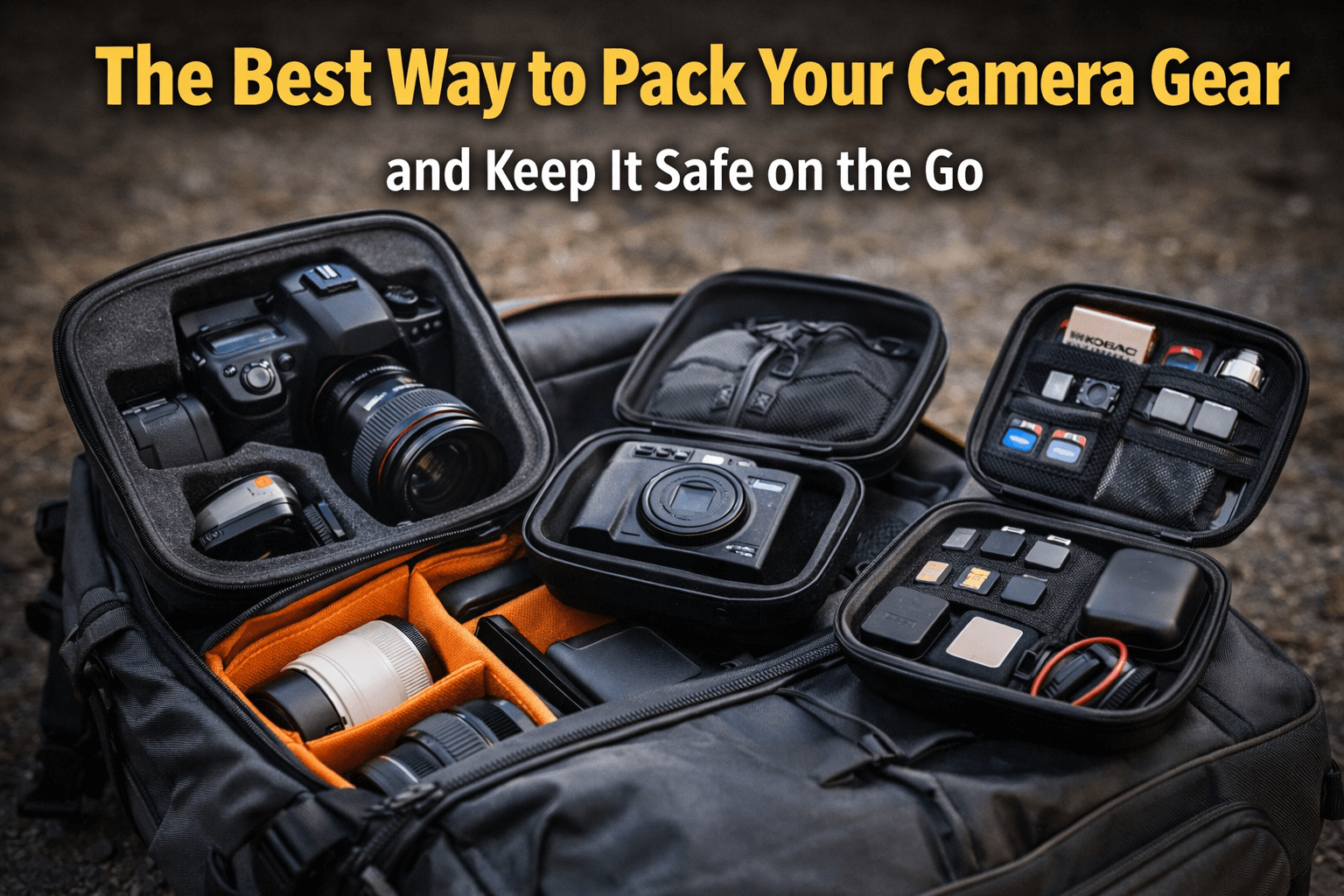 Best Way to Pack Your Camera Gear and Keep It Safe on the Go