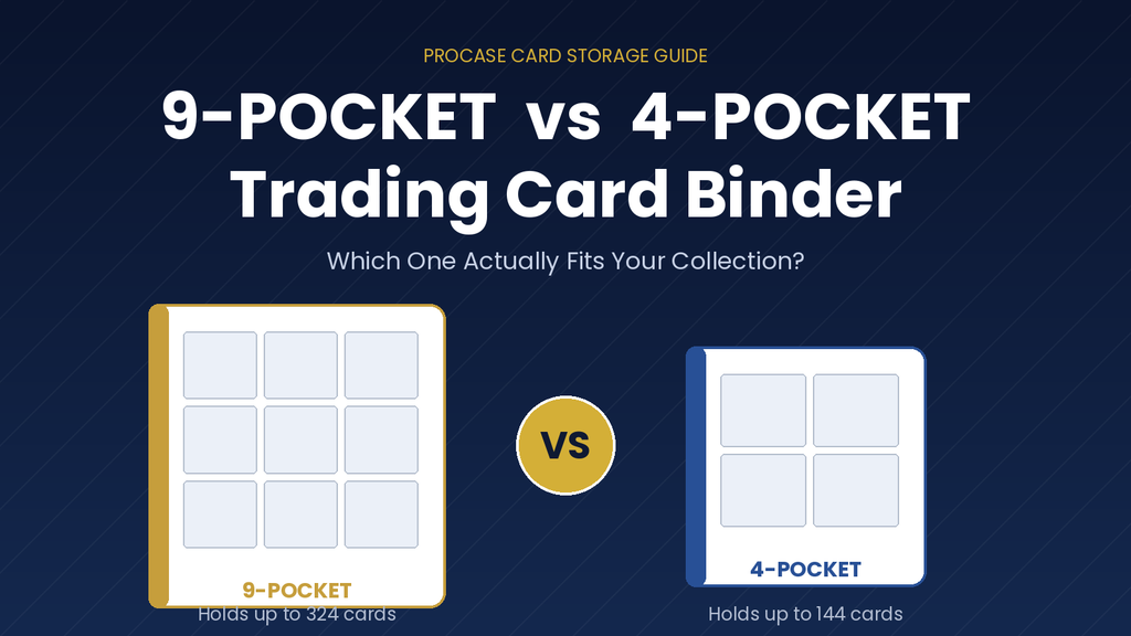 9-Pocket vs. 4-Pocket Trading Card Binder: Which One Actually Fits Your Collection?