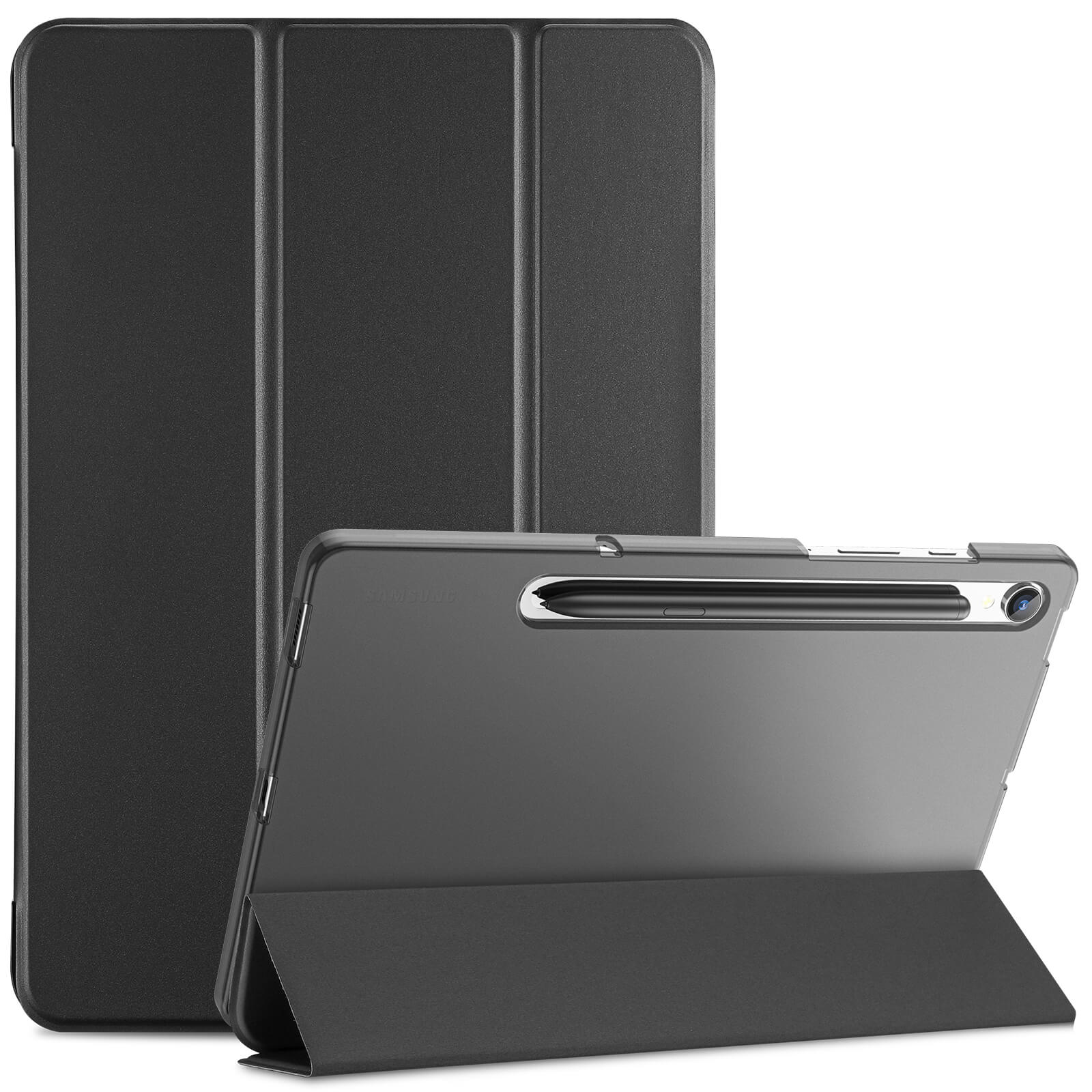 ProCase Smart Case for Galaxy Tab S9 FE 5G/Wifi 10.9" 2023 SM-X510 X516 X518 Black