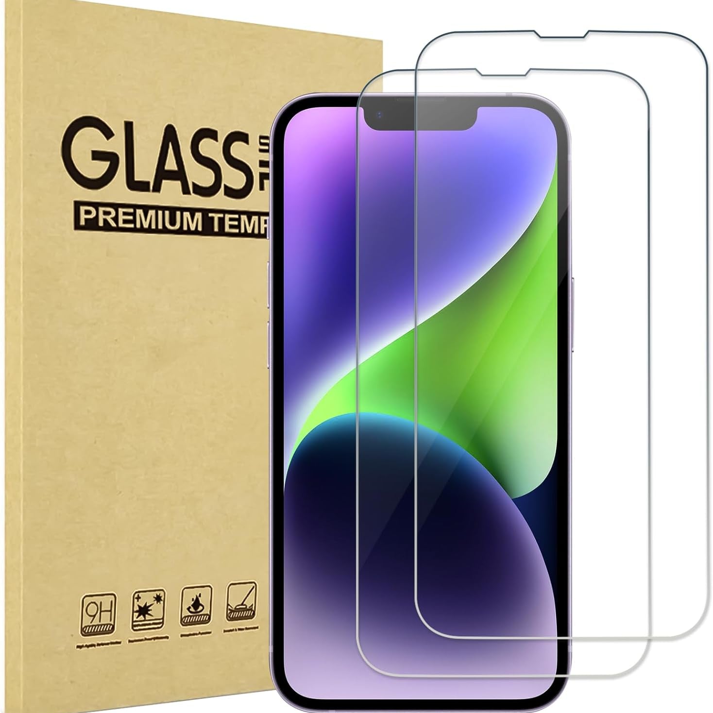 ProCase Screen Protector for iPhone 14 / iPhone 13 / iPhone 13 Pro
