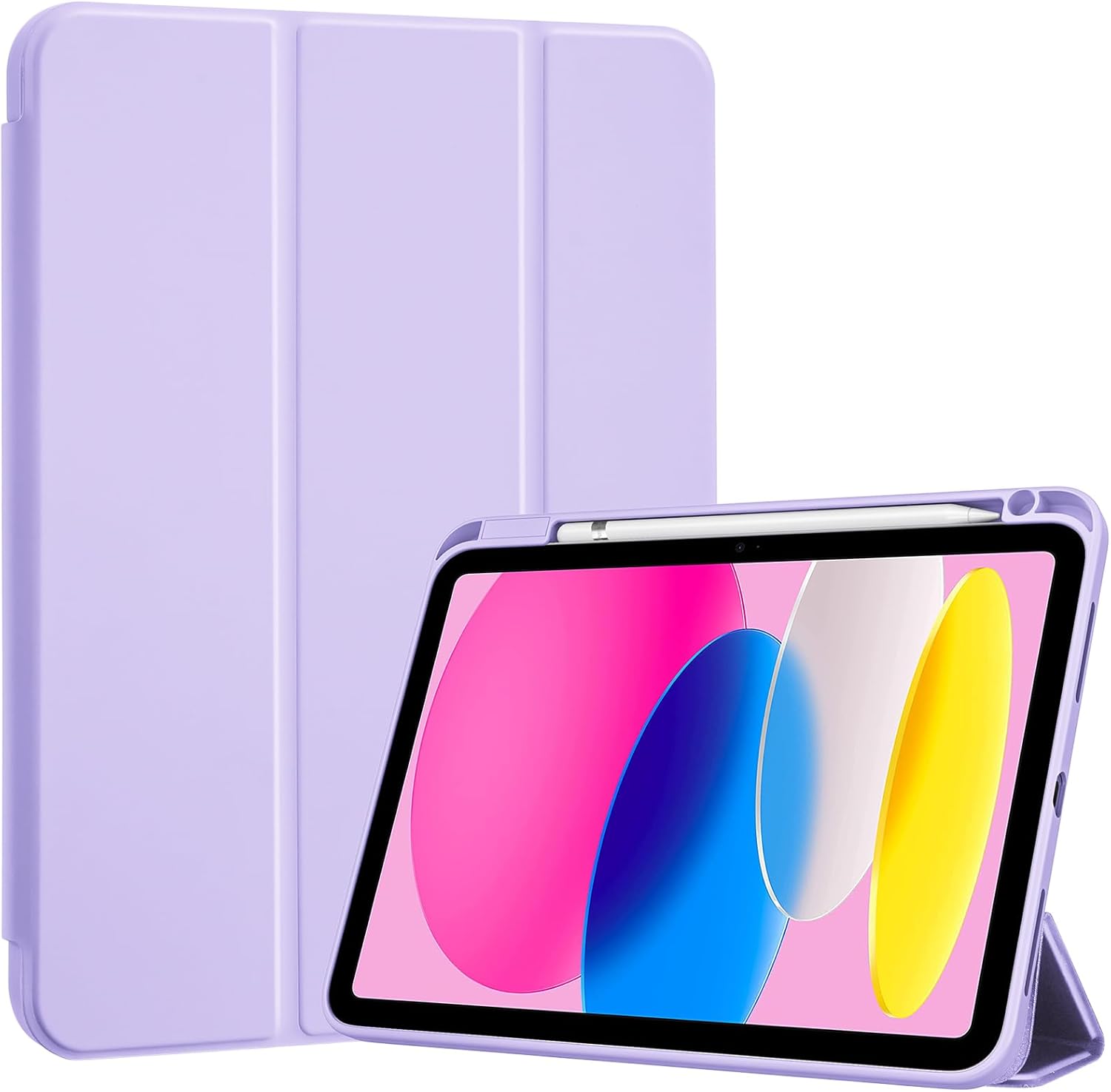 iPad (A16) 11th Gen2025/10th Gen 10.9" purple Case with TPU Back