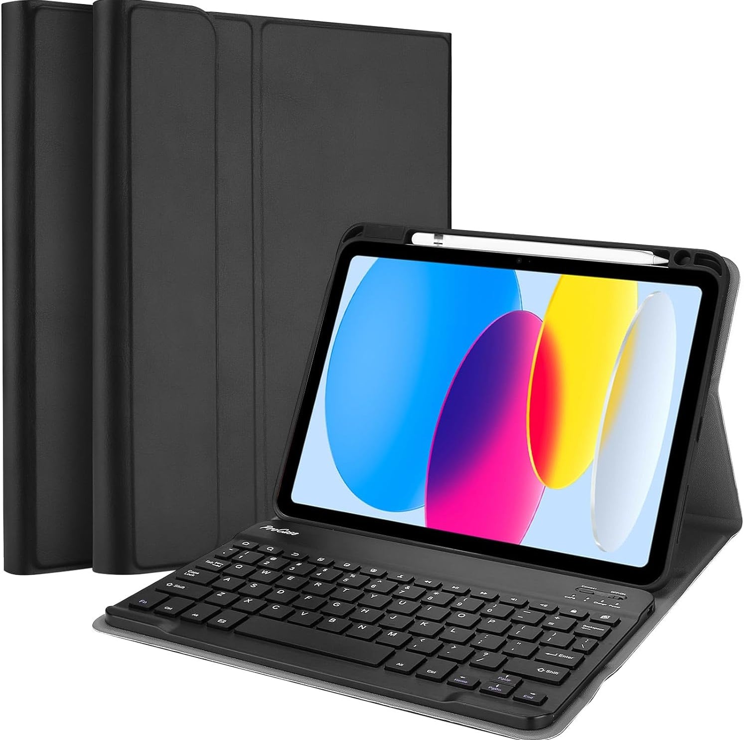 ProCase Keyboard Case for iPad 11th/10th Gen Black