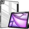 ProCase Hybrid Case for iPad Air 13" Case M3/M2 with Pencil Holder Black