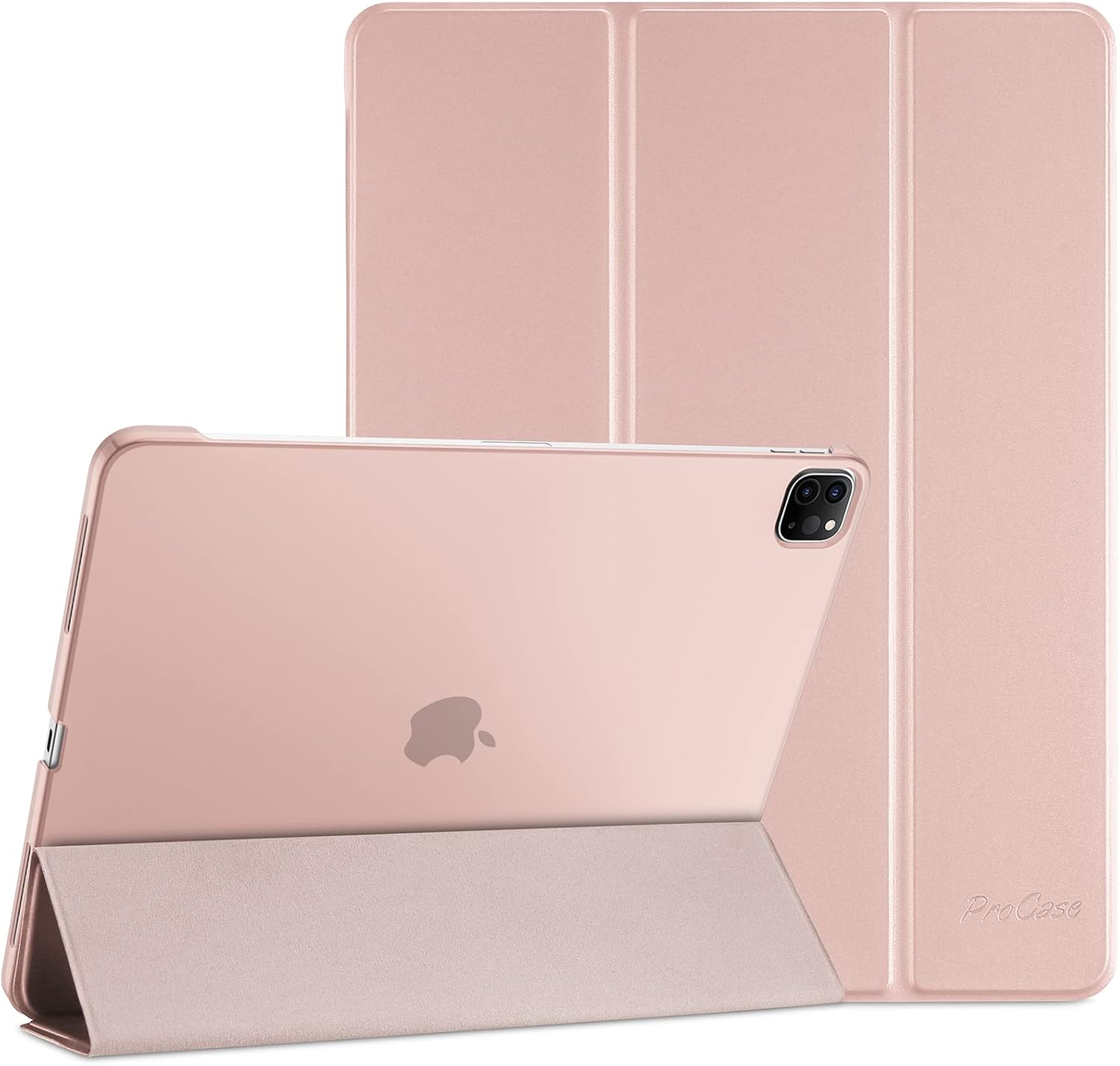 Cover for iPad Pro 11 Inch Case 2022/2021/2020/2018, Slim Stand Hard Back Shell Smart Cover for iPad Pro 11 Inch 4th Generation 2022 / 3rd Gen 2021/ 2nd Gen 2020 / 1st Gen 2018-Pink