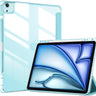 ProCase Hybrid Case for iPad Air 13" Case M3/M2 with Pencil Holder Blue