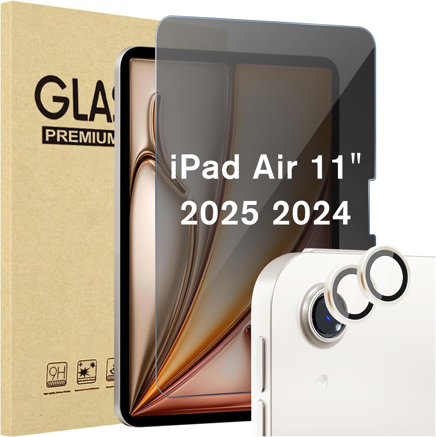 Privacy Screen Protector for iPad Air 11 inch 7th (M3) 2025 / 6th (M2) 2024