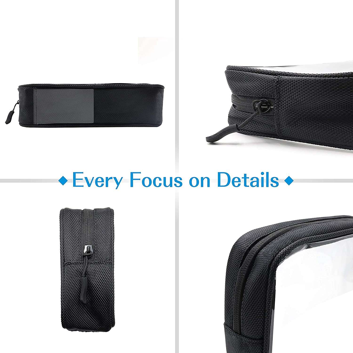 TSA Approved Matte Clear Travel Toiletry Bag