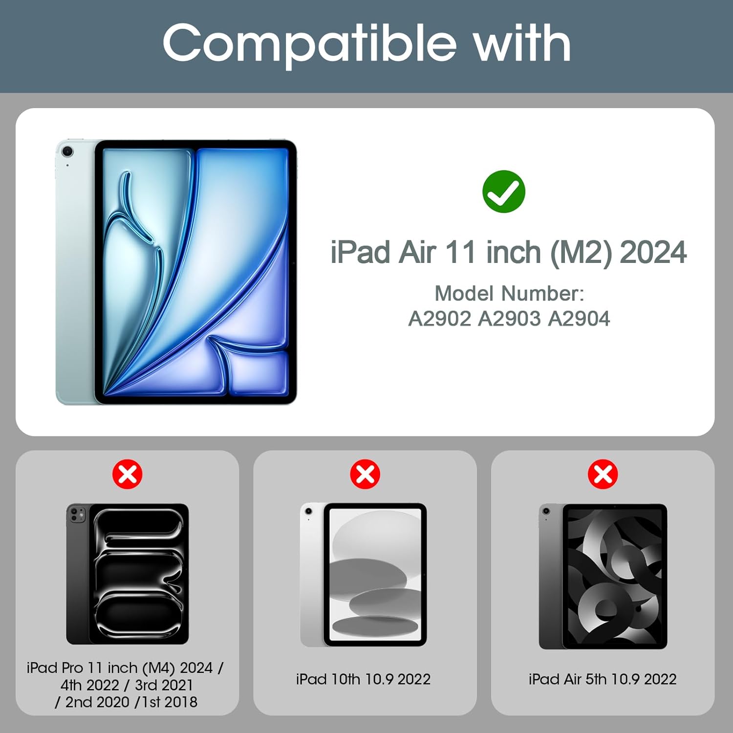 ProCase Screen Protector for iPad Air iPad Air 6th Gen