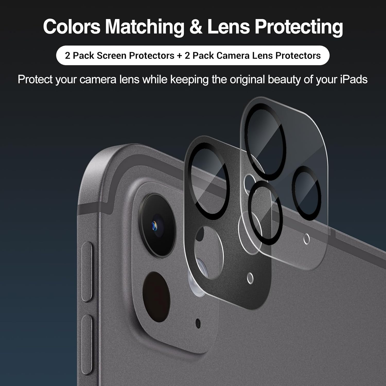ProCase Screen Protector for iPad Pro 11 inch 2024 (M4) with Camera Lens Protector