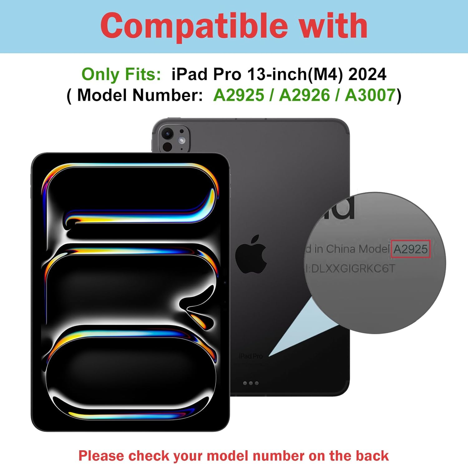 ProCase for iPad Pro 13 Inch 2024 M4 Case with Pencil Holder ProCase for iPad Pro 13 Inch 2024 M4 Case with Pencil Holder