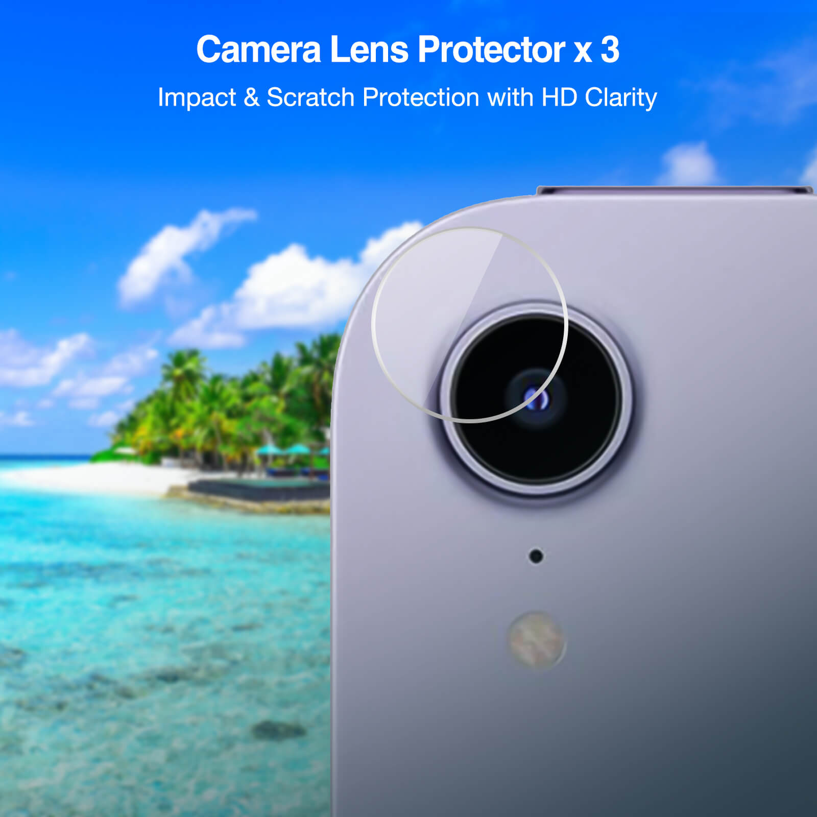 ProCase Screen Protector for iPad Mini 6 8.3 inch 2021 with 3 Camera Lens Protector