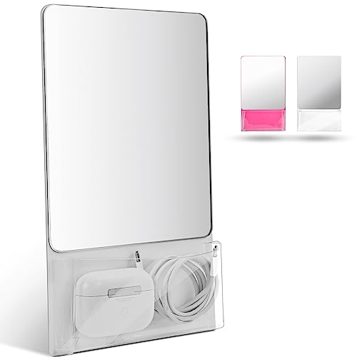 Small Real Glass Magnetic Locker Mirror