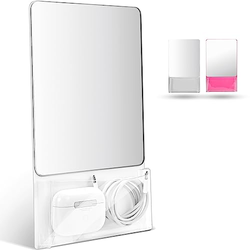 Small Real Glass Magnetic Locker Mirror