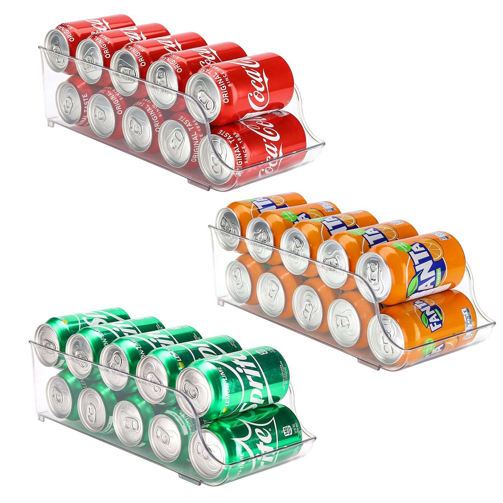 【3 Pack】 Can Organizer for Refrigerator | Puricon