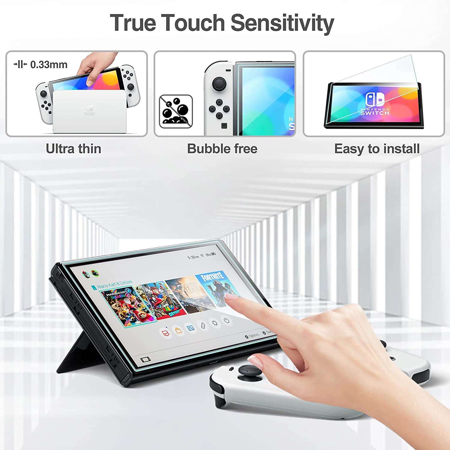 Nintendo Switch OLED 2021 Tempered Glass Screen Protector