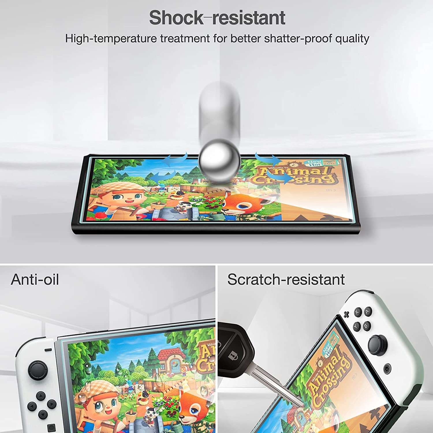 Nintendo Switch OLED 2021 Tempered Glass Screen Protector