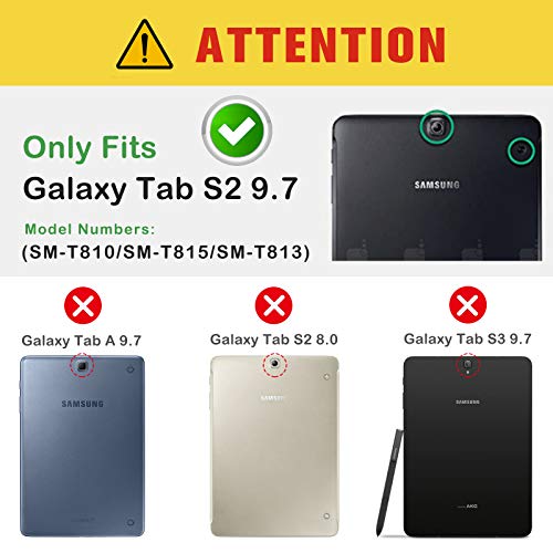ProCase Coque Samsung Galaxy Tab S2 9.7, Etui Folio pour Tablette
