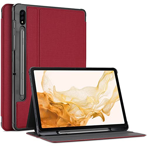 Galaxy Tab S7 Plus/ Tab S7 FE/ Tab S8 Plus Case red