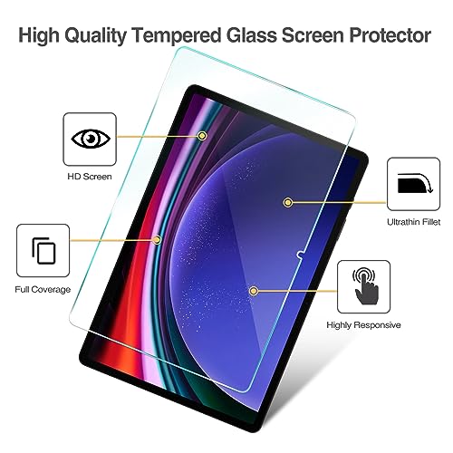 Galaxy Tab S9 Plus 12.4 9H Hardness Tempered Glass Screen Protector