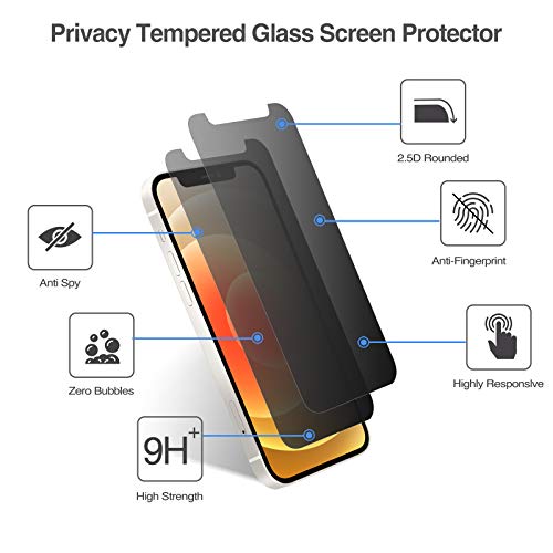 iphone 12 mini privacy screen protector​